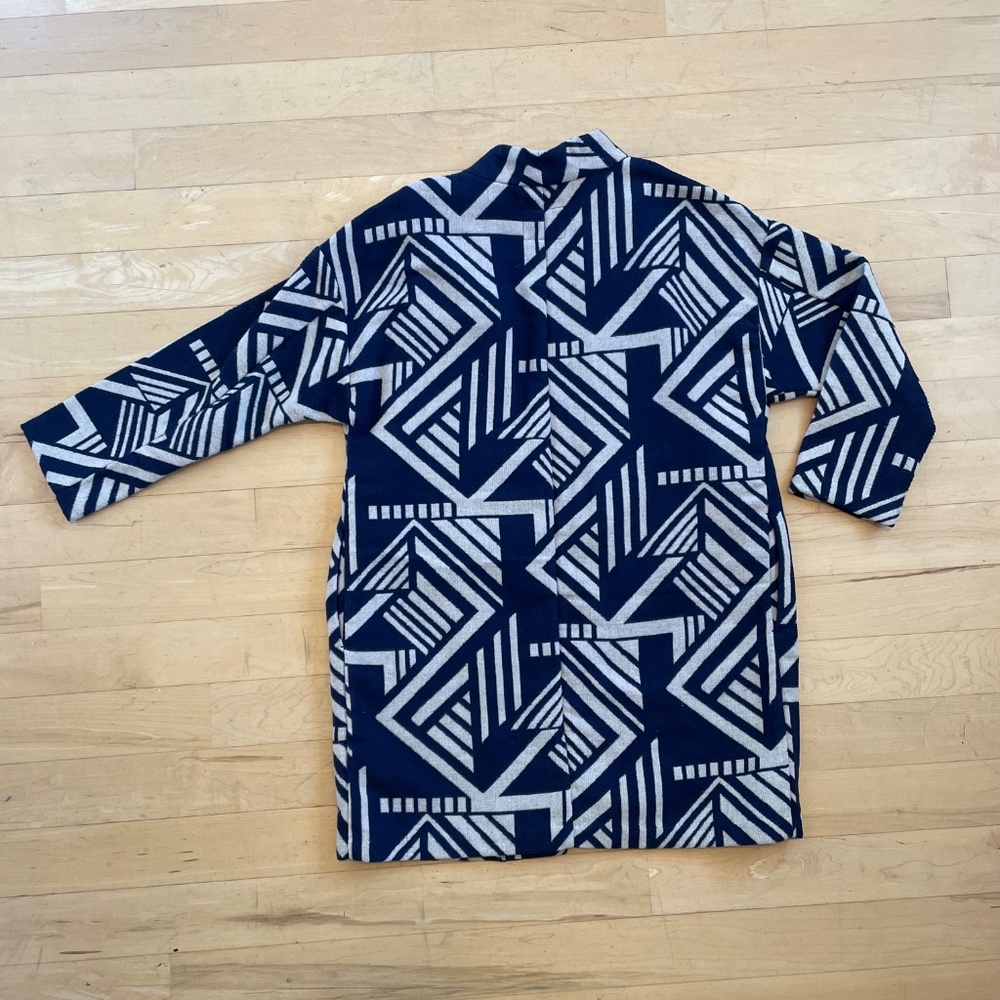 Funky Block Print Lightweight Jacket Size Small - Picture 4 of 4